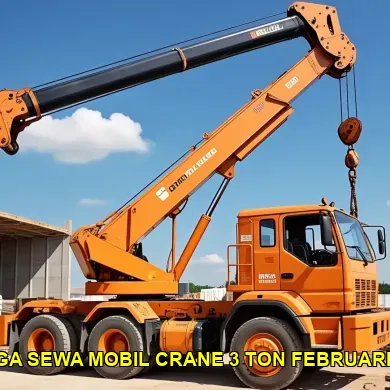 harga sewa mobil crane 3 ton februari 2025
